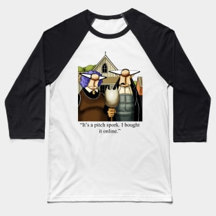 Funny Spectickles Classic American Art Humor Baseball T-Shirt